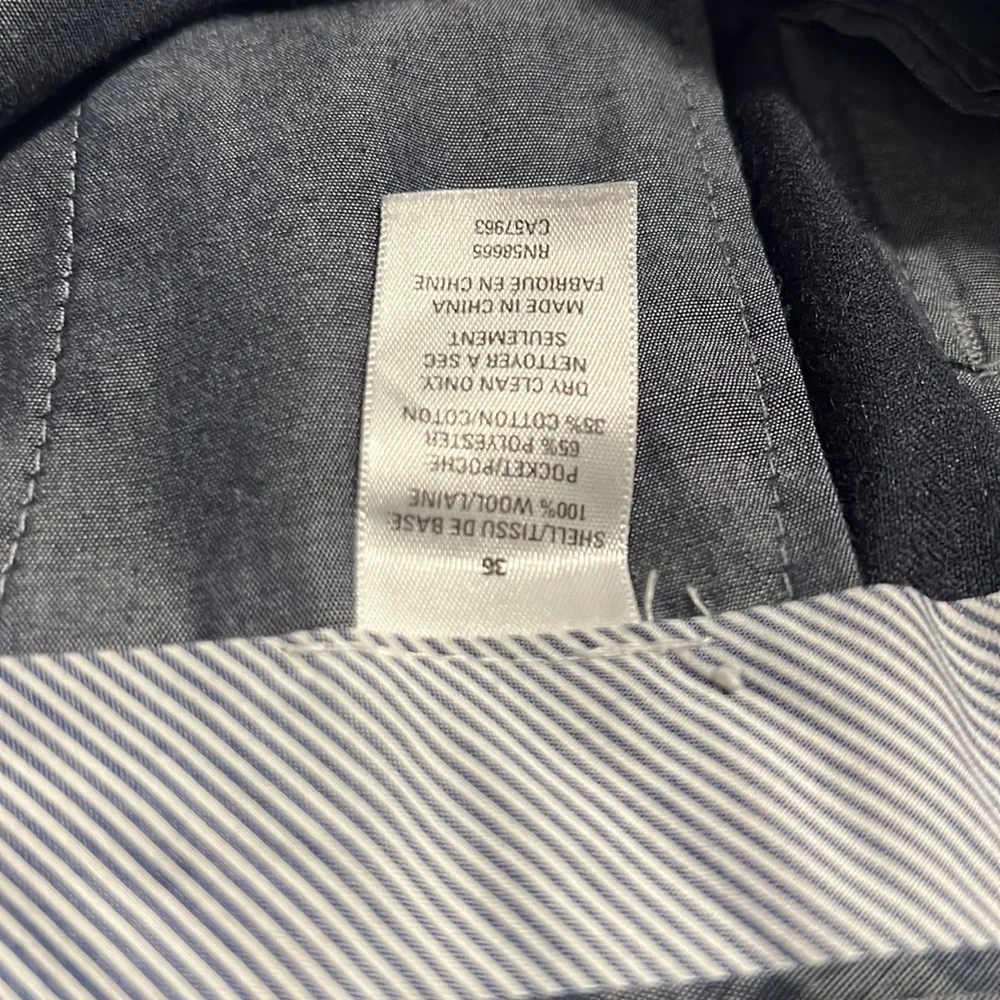 Wallin & Bros Navy Wool Suit | Comes with two pairs of matching pants - Picture 14 of 14